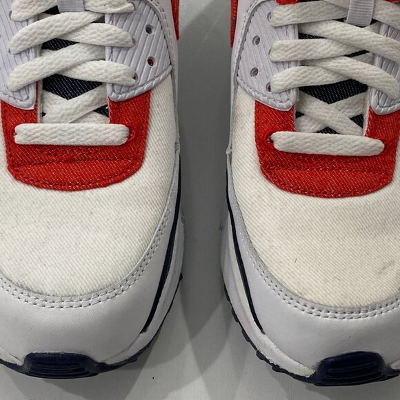 Nike Air Max 90 GS 7 Youth USA Denim Shoe with Box - Picture 4 of 7